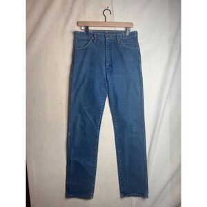 Vtg Wrangler 13MWZ Cowboy Cut Jeans Mens 33x36 Made in USA Blue Denim Straight